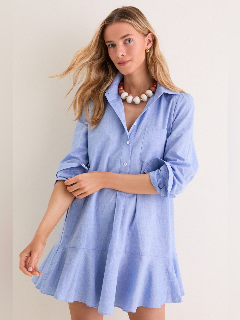Tuckernuck Chambray Callahan Shirt Dress
